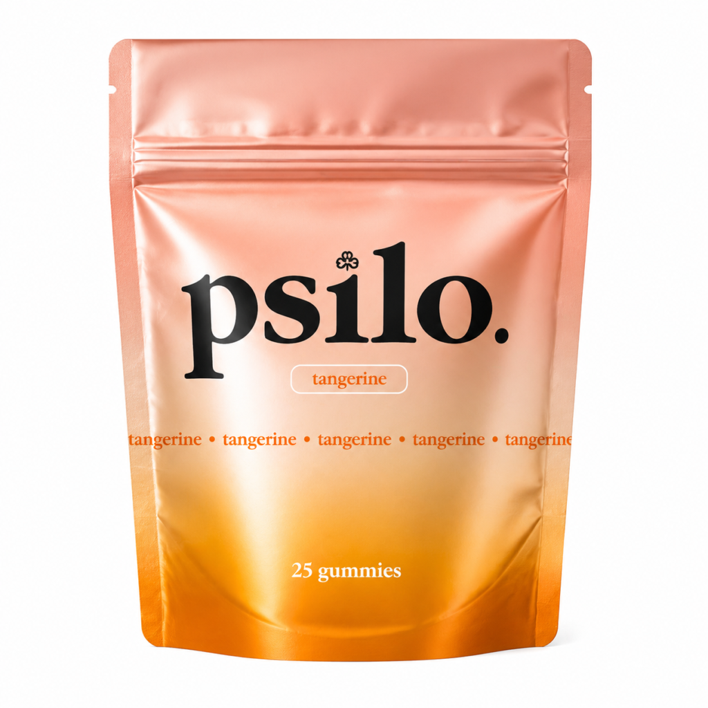 Psilo Gummies Tangerine Flavor – 25 Gummies Pack